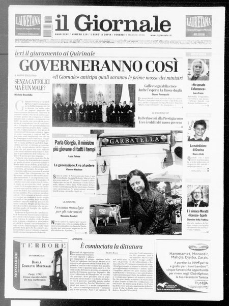 Il giornale : quotidiano del mattino